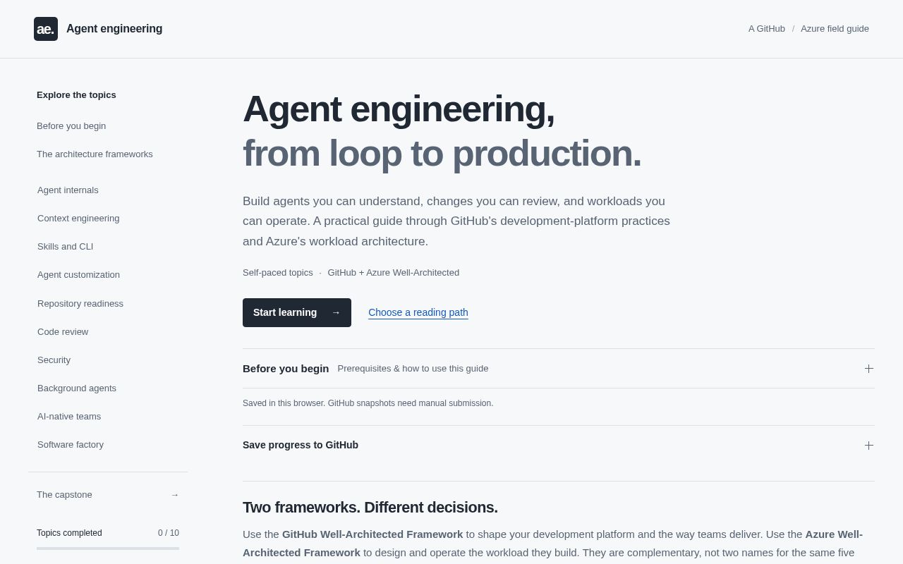 Preview of Agent Engineering Course