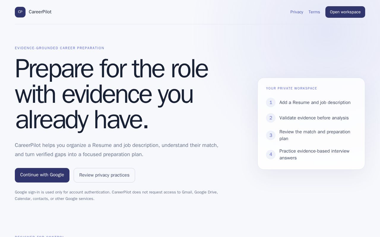 Preview of Careerpilot