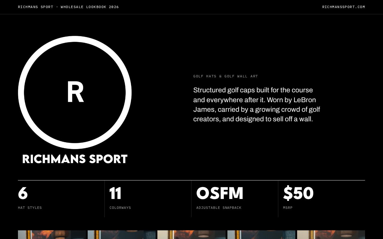 Preview of Richmans Sport Lookbook
