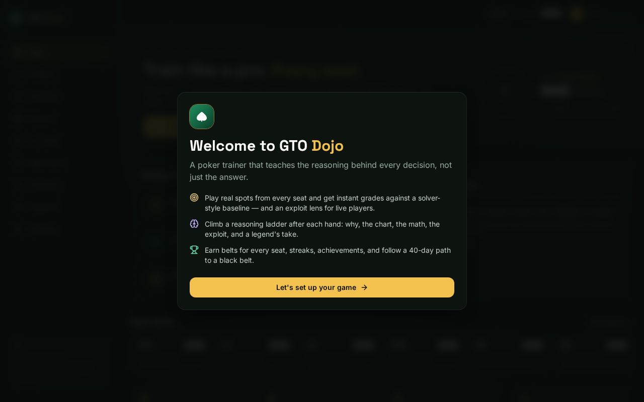 Preview of Gto Dojo