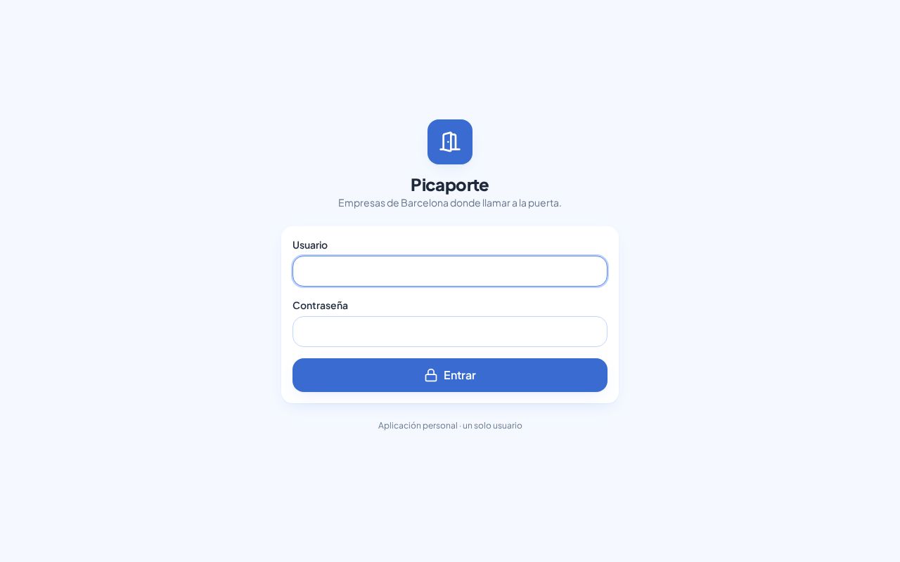 Preview of Picaporte