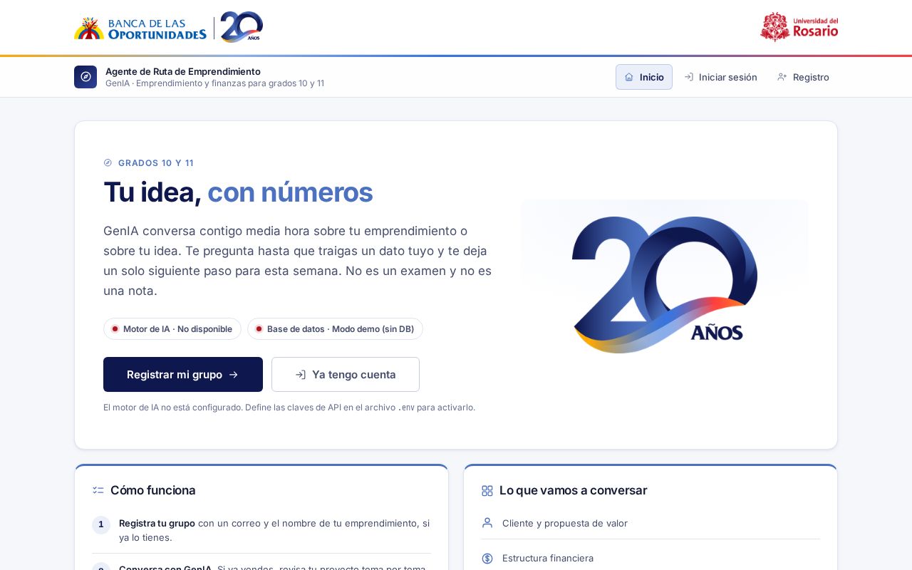 Preview of Agente de Ruta de Emprendimiento