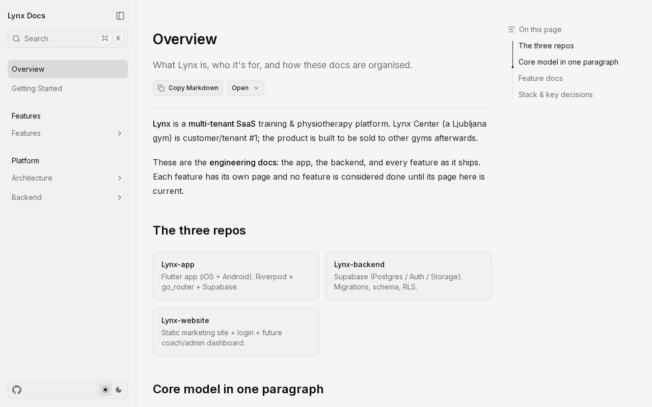 Preview of Docs