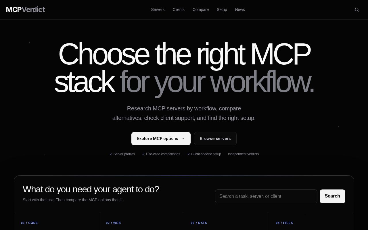 Preview of Mcpverdict Mcp