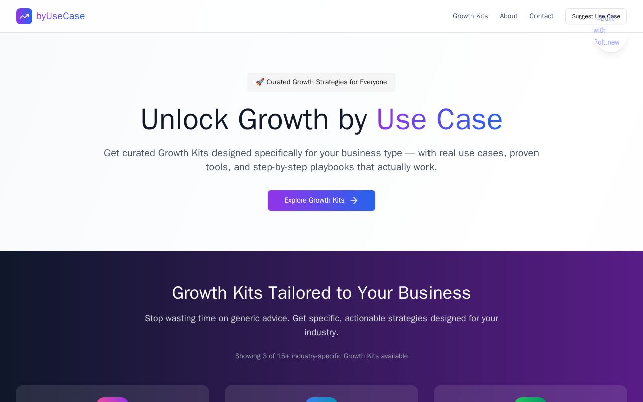 Preview of byUseCase