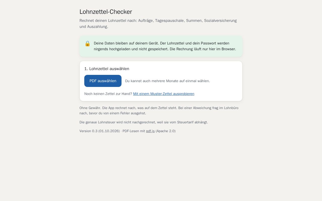 Preview of Lohnzettel Checker