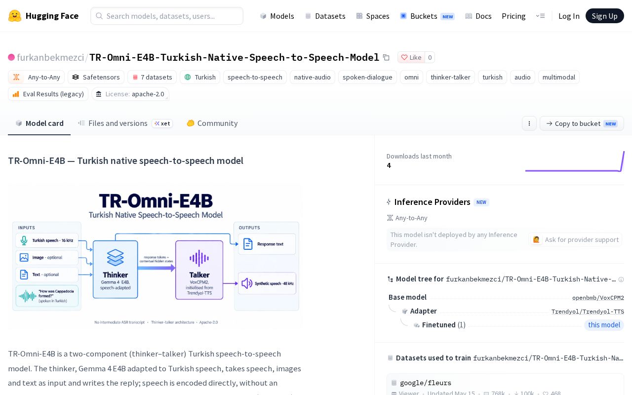 Preview of TR Omni E4B