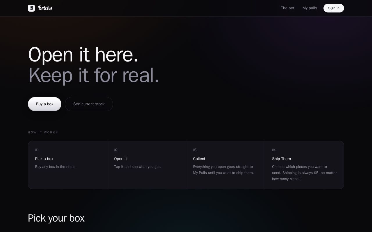 Preview of Blind Box App