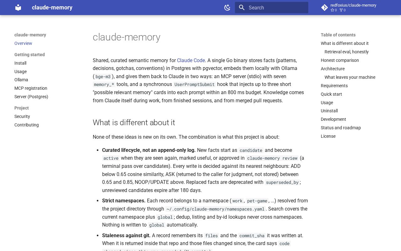 Preview of Claude Memory