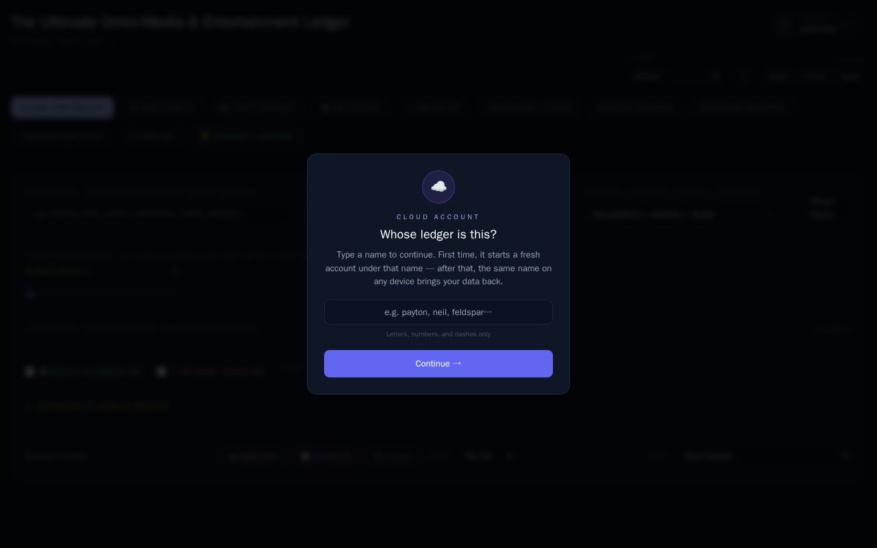 Preview of Omni Media Ledger