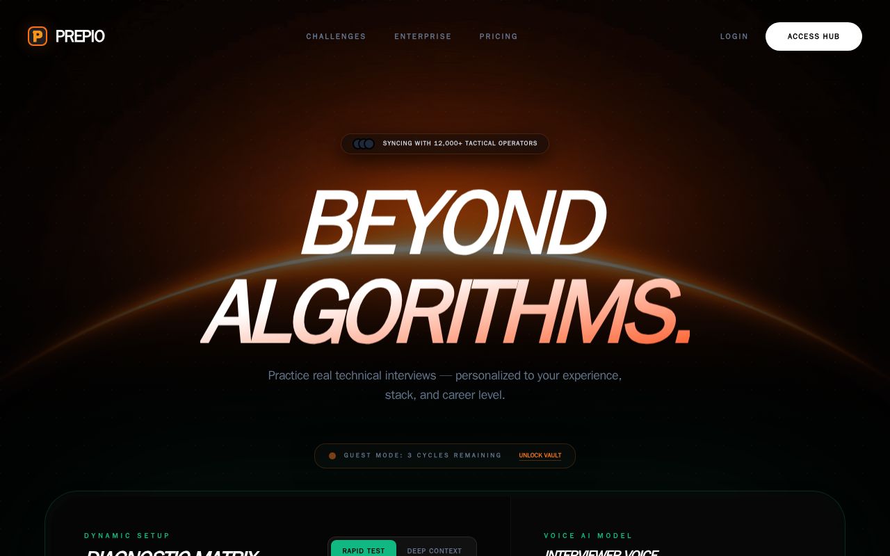 Preview of Prepio - Complete AI-Powered Coding Education Platform