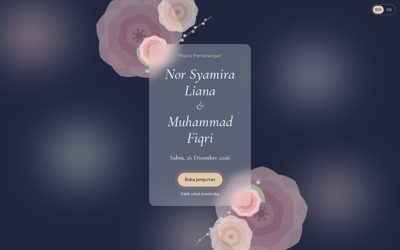 Preview of Card Tunang Product