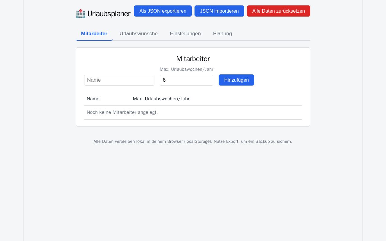 Preview of TeamVacationPlanner