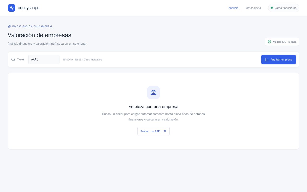 Preview of Equityscope