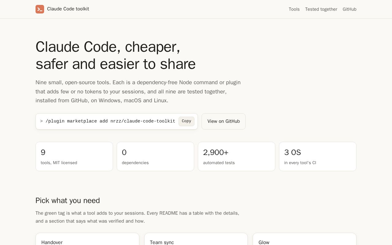 Preview of Claude Code Toolkit