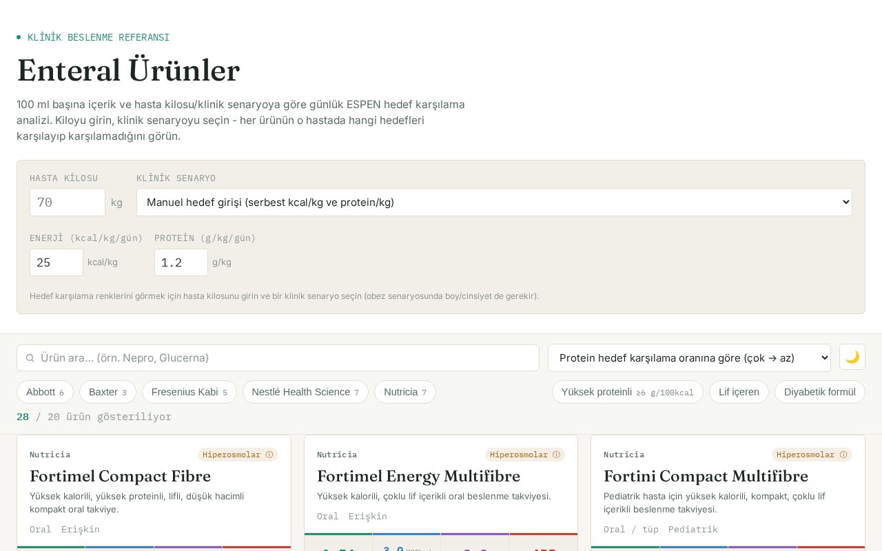 Preview of Enteral Urunler