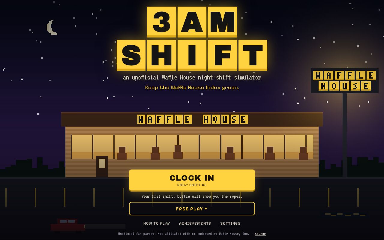 Preview of Waffle House Sim