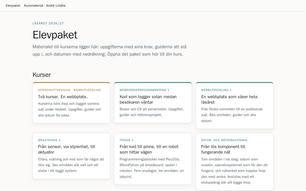 Preview of Andrenlindhe Github Io
