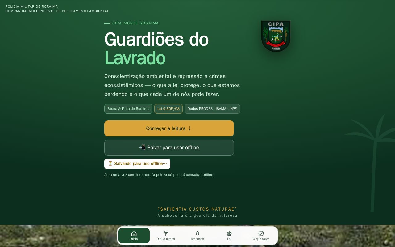Preview of Guardiões do Lavrado