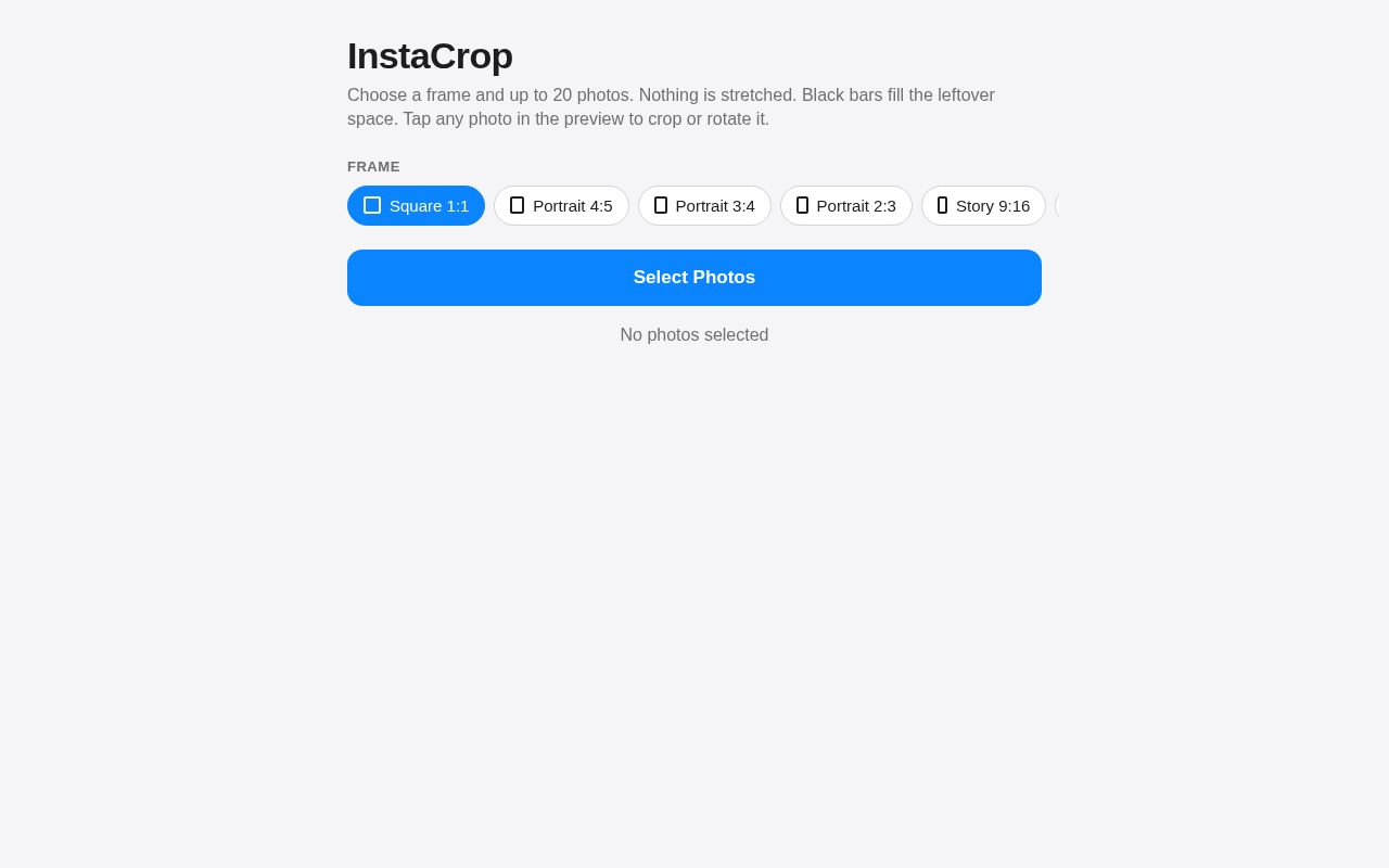 Preview of Instacrop
