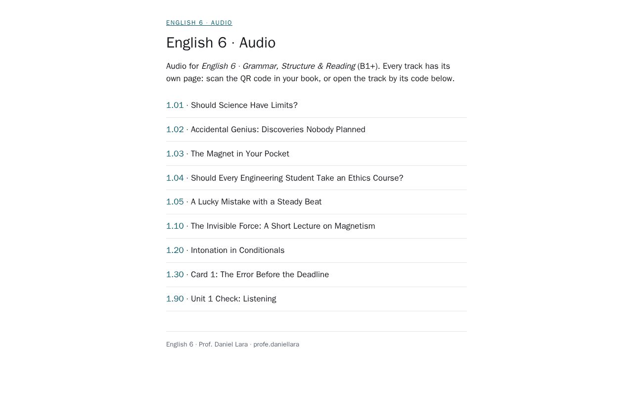 Preview of Ingles6 Audio