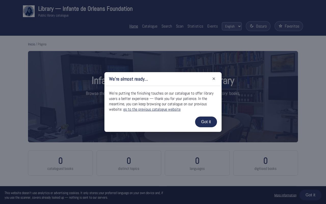 Preview of Repository for the FIO catalogue’s static website
