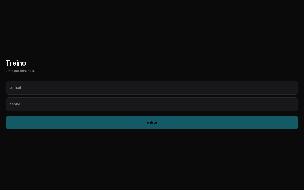 Preview of Treino App