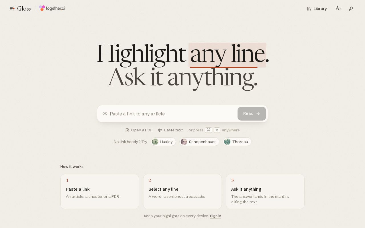 Preview of Gloss