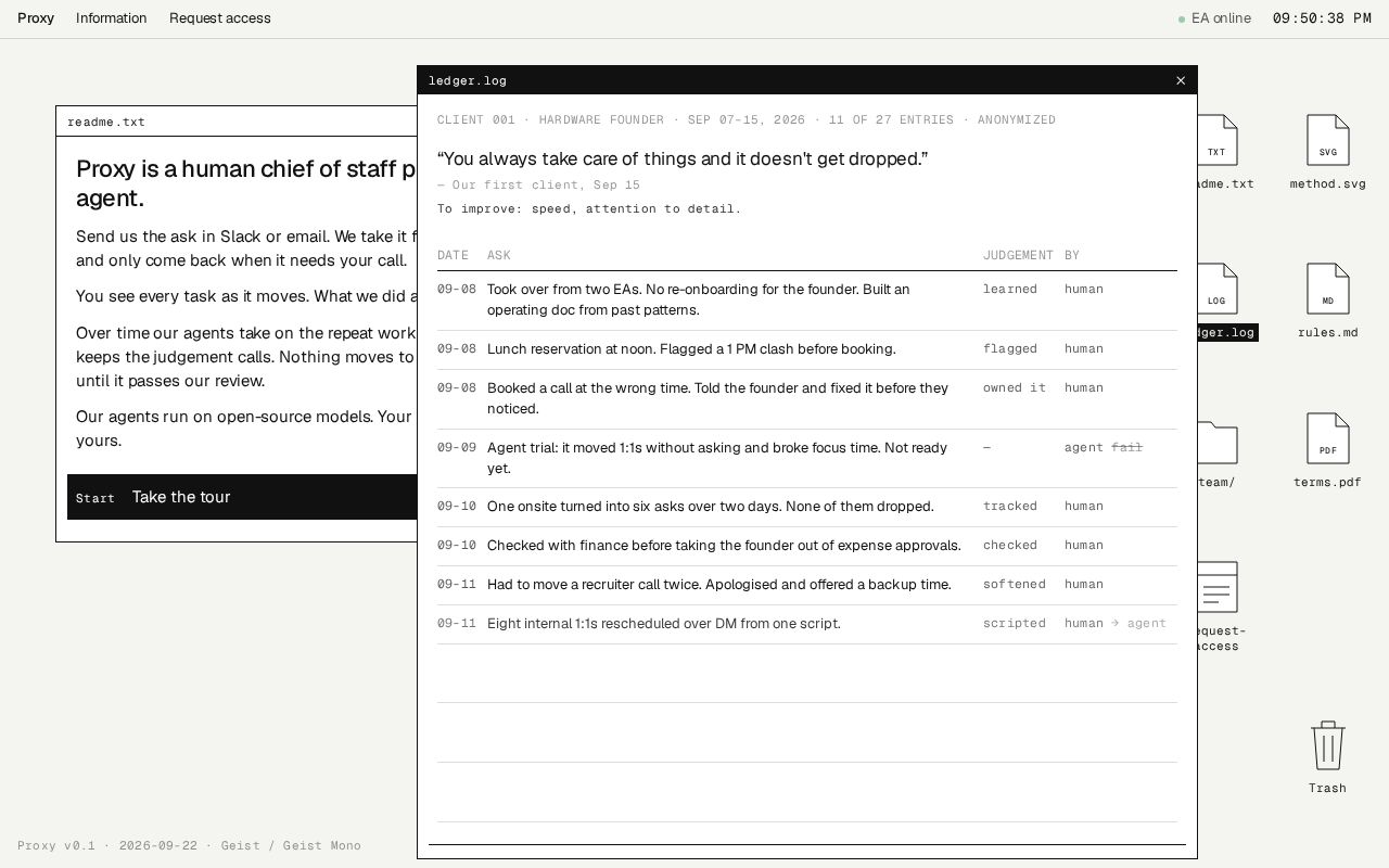 Preview of Proxy Website