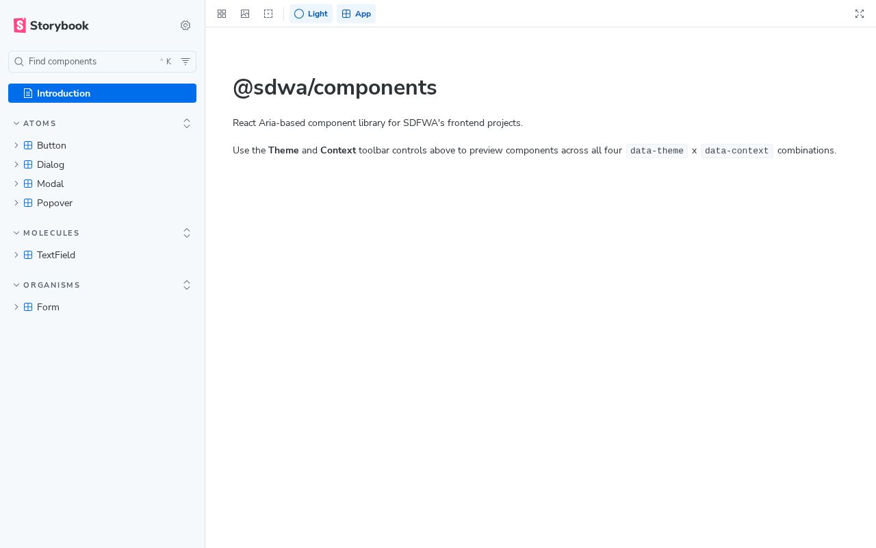 Preview of Design System