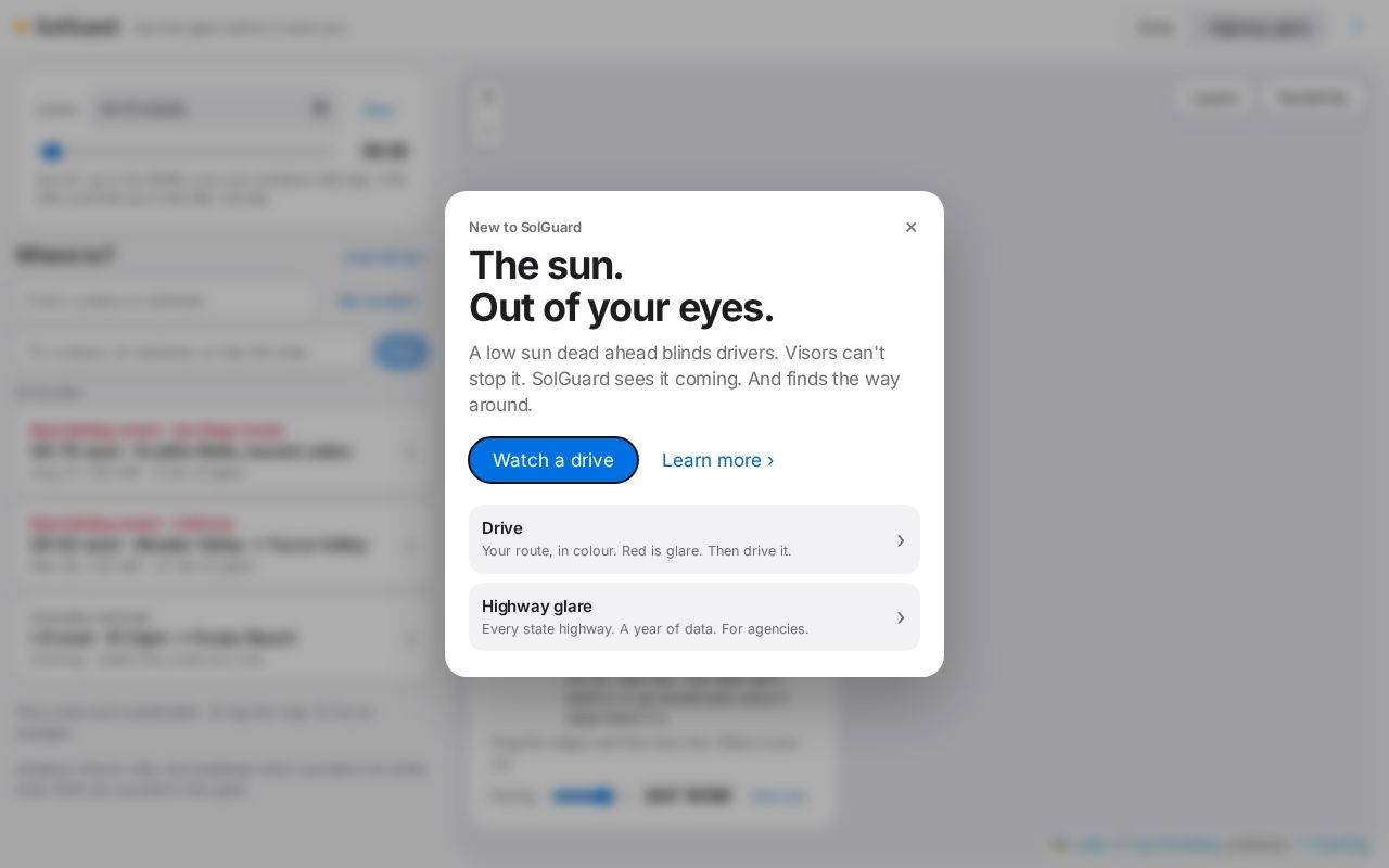 Preview of Solguard App