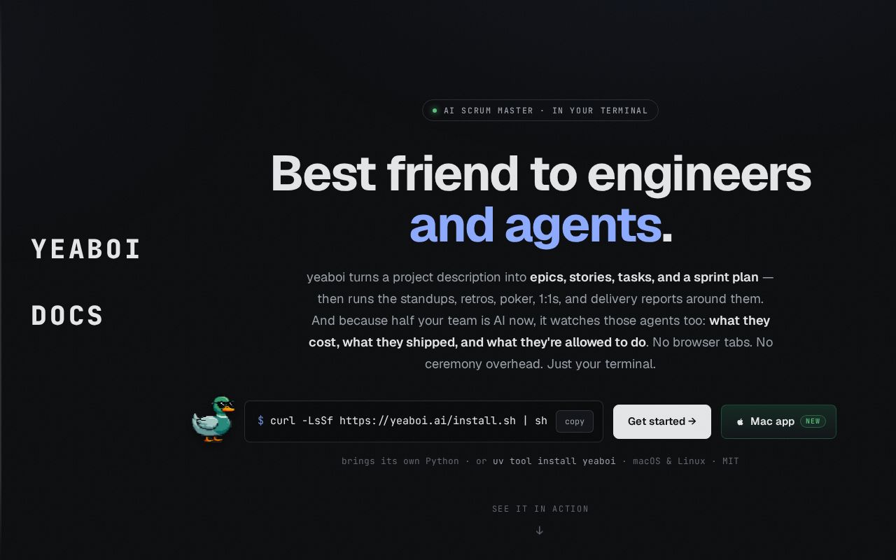 Preview of Yeaboi Frontend