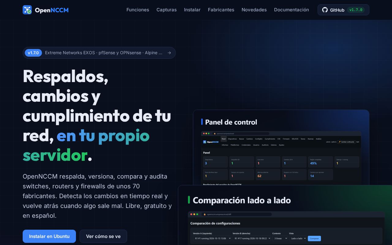 Preview of Opennccm Web