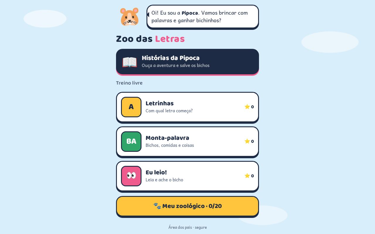 Preview of Zoo Das Letras