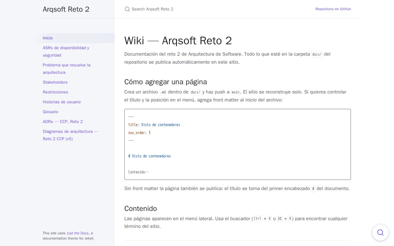 Preview of Arqsoft Reto 2