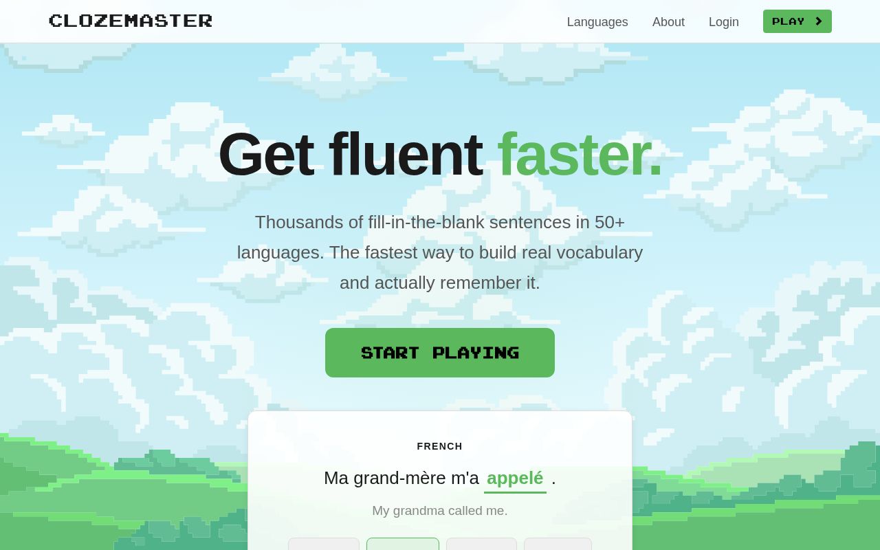 Preview of Clozemaster Cli