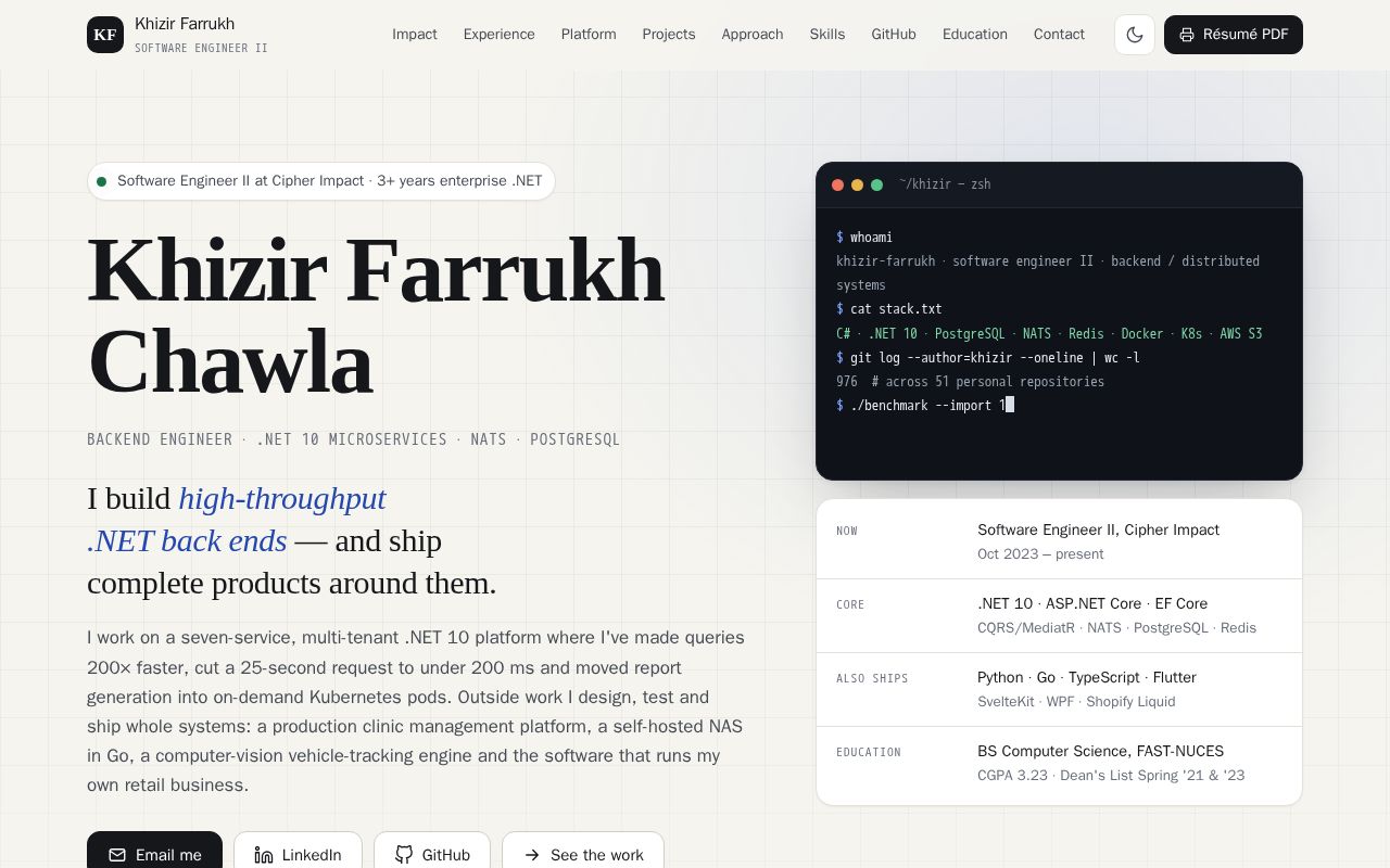Preview of Khizirfarrukh Github Io