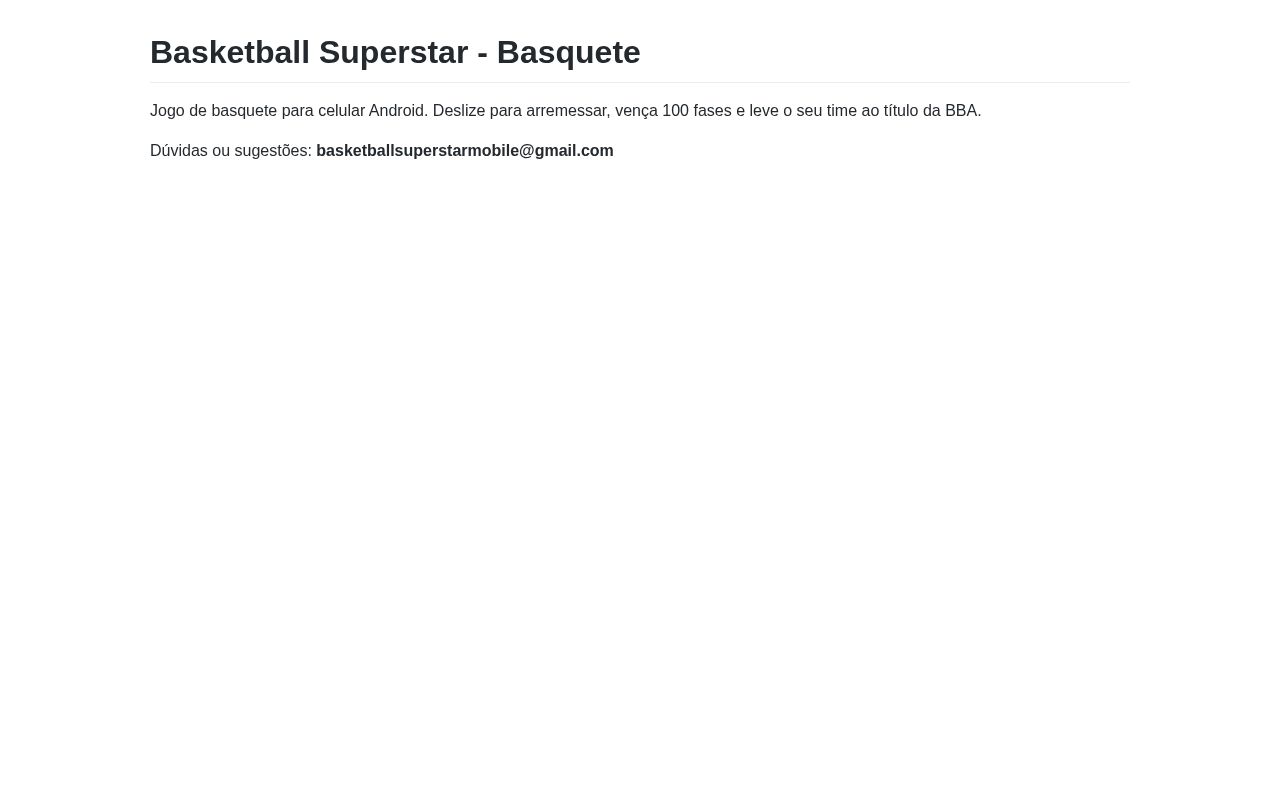 Preview of Basketball Superstar Site