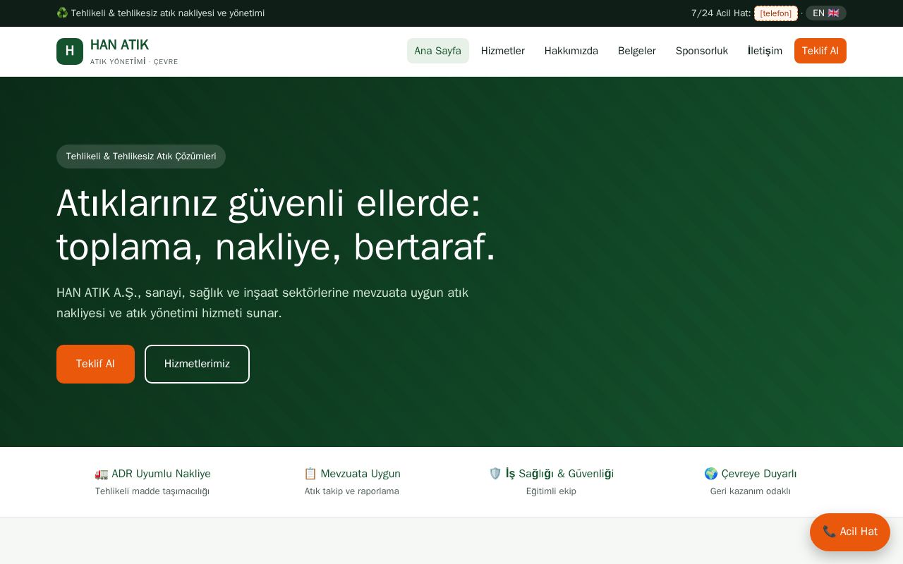 Preview of Tehlikeli ve Tehlikesiz Atık Nakliyesi ve Yönetimi