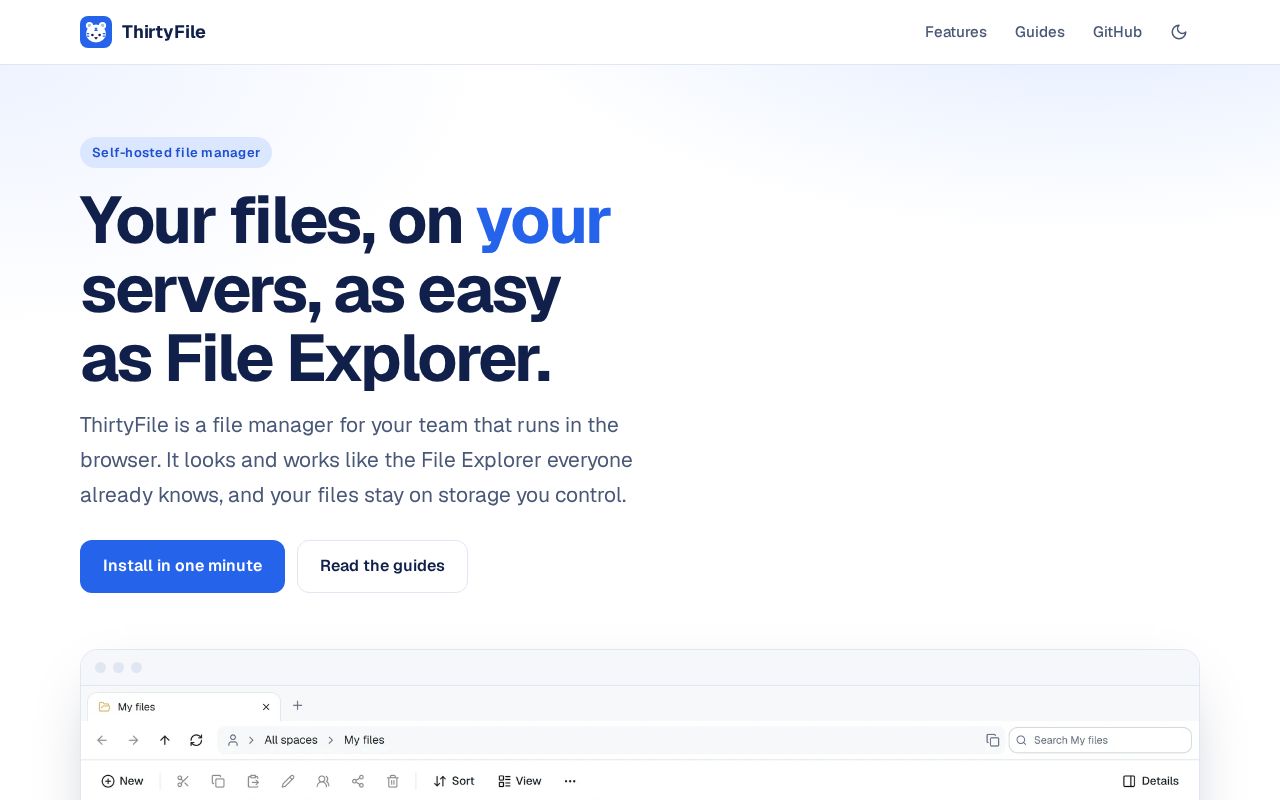 Preview of ThirtyFile