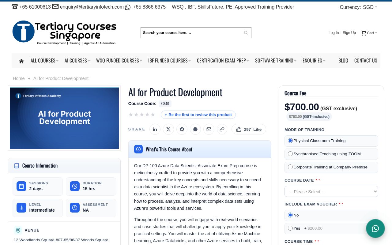 Preview of C840 AI For Product Development
