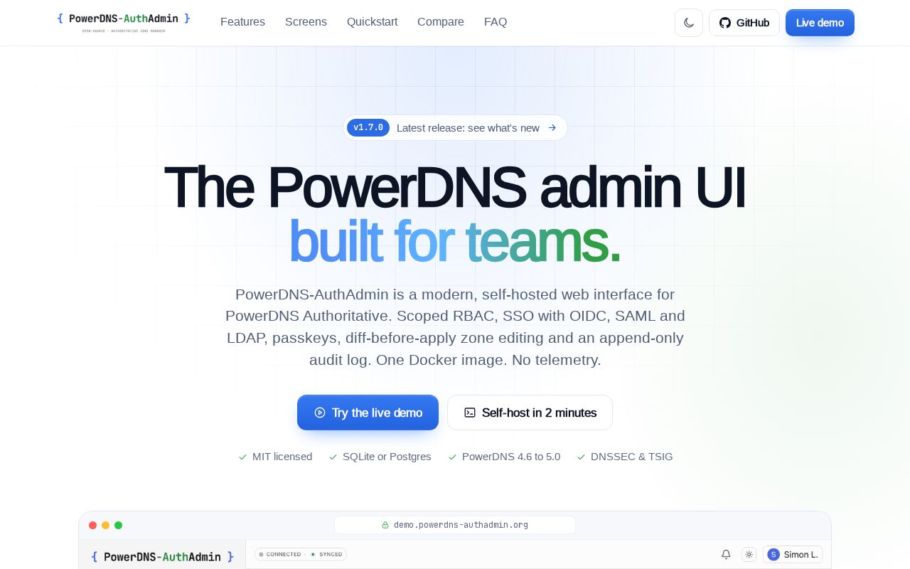 Preview of Website