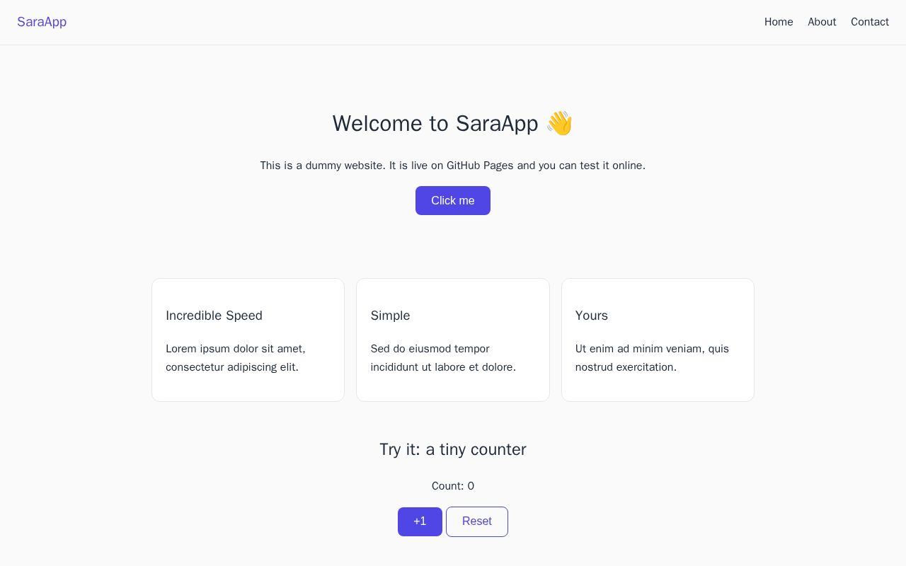 Preview of SaraApp