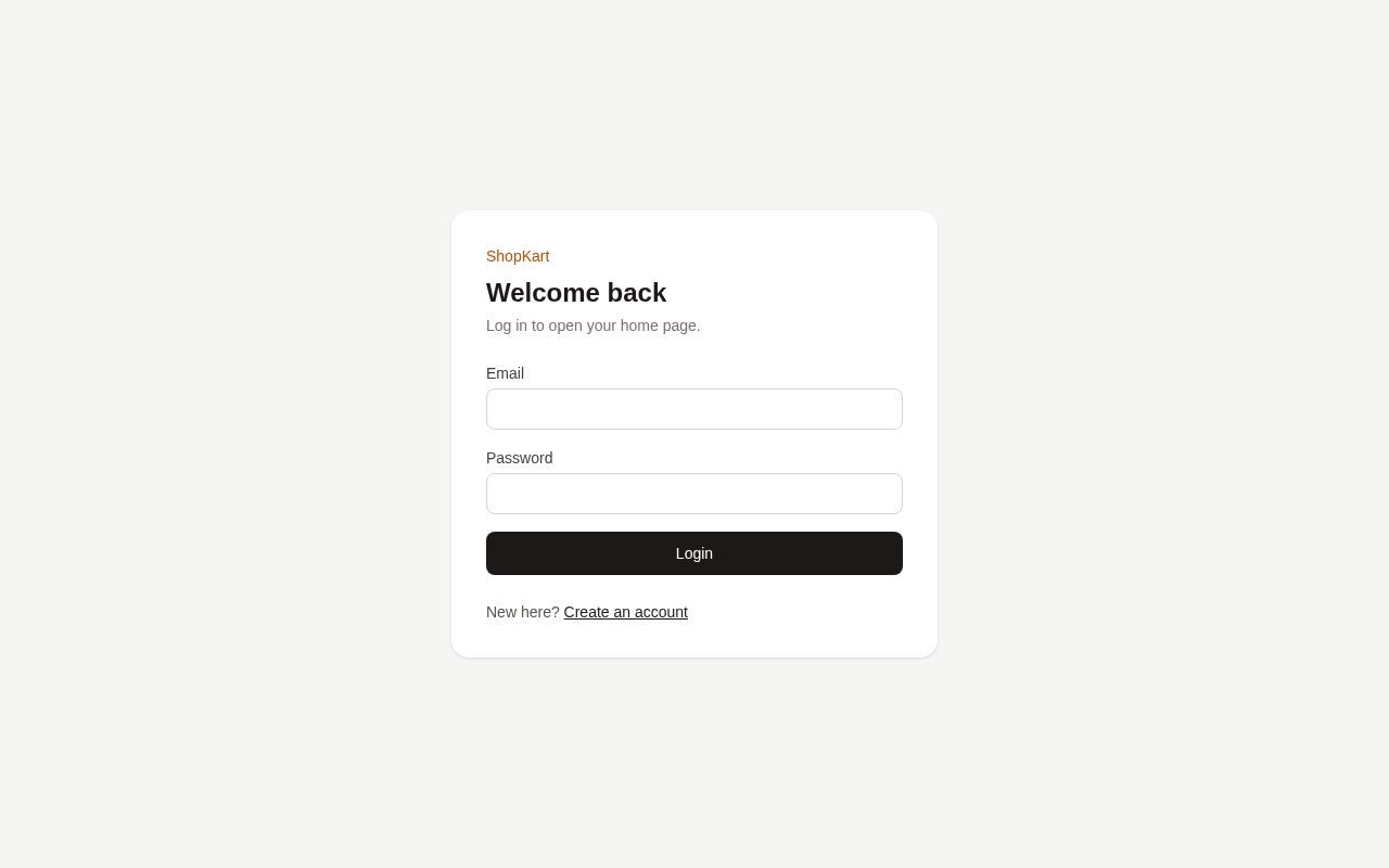 Preview of ShopKart