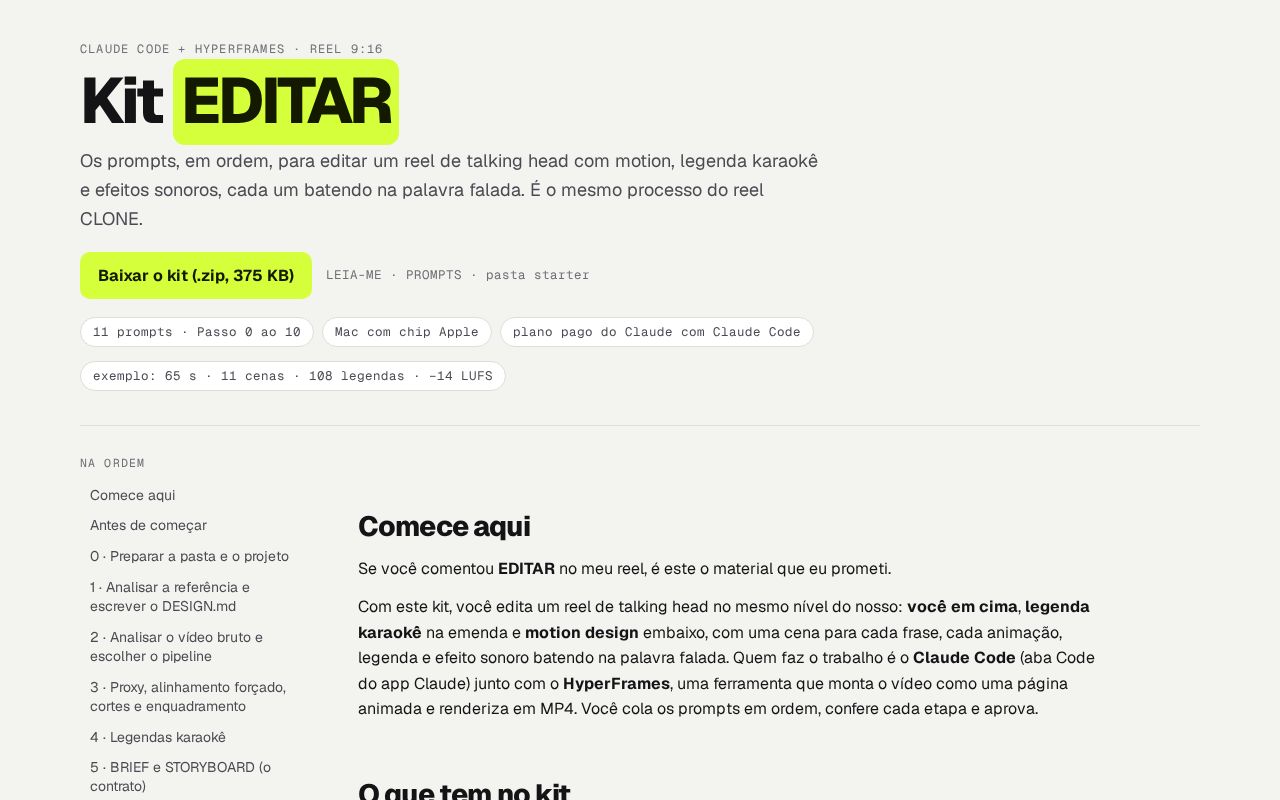 Preview of Kit Editar