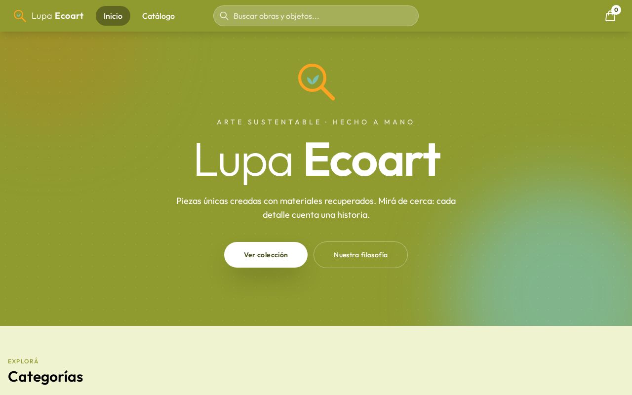 Preview of Lupa Ecoart - tienda online de arte sustentable