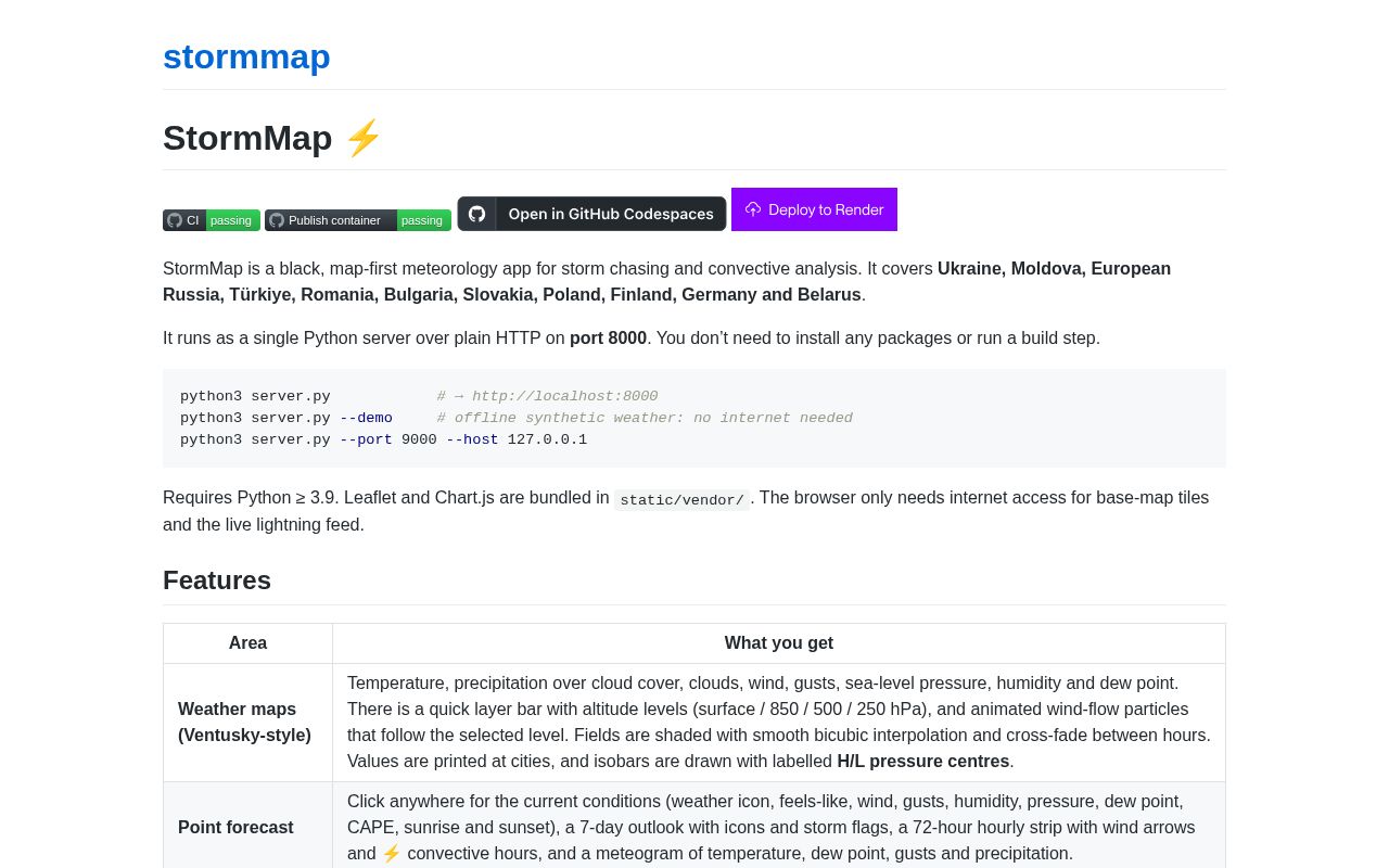 Preview of Stormmap