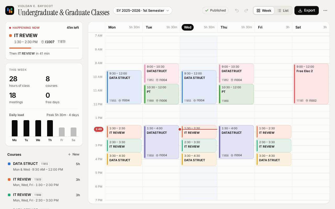 Preview of Schedule Plotter