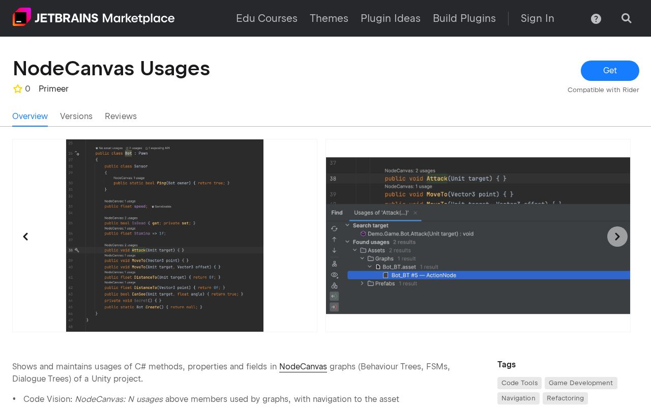Preview of NodeCanvasForRider