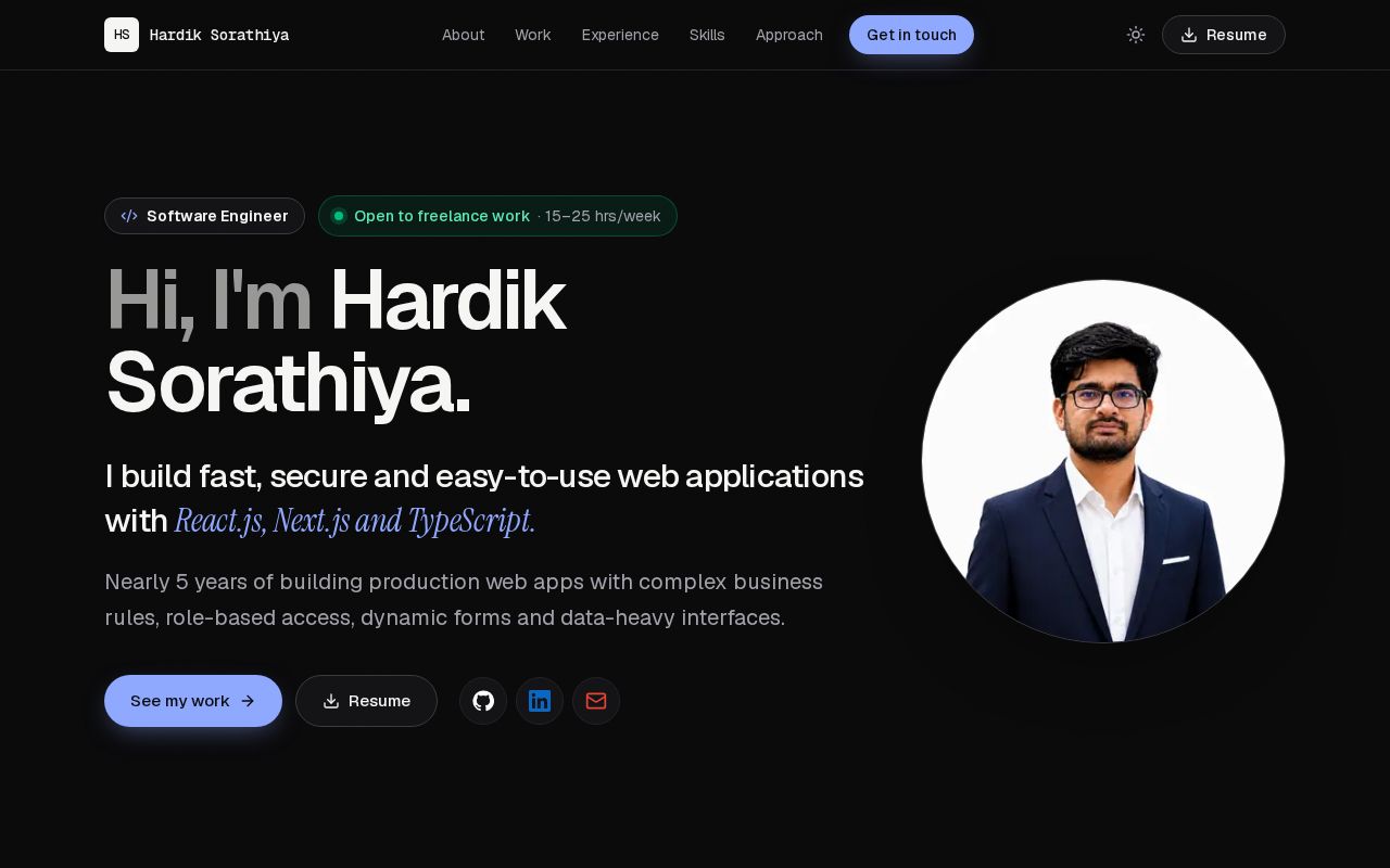 Preview of Hardik Sorathiya